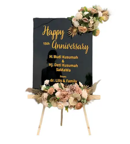 Papan Bunga Akrilik Talang Pangeran Ilir